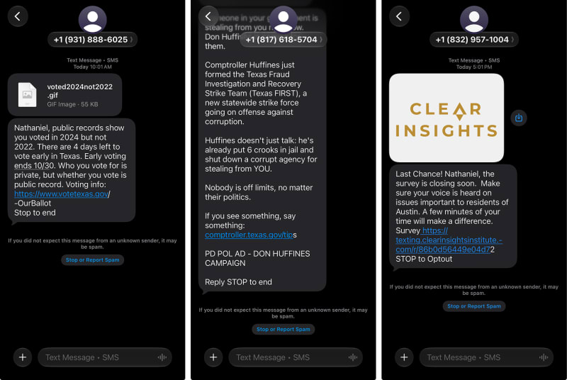 Somebody please stop the spam texts | daily.dev