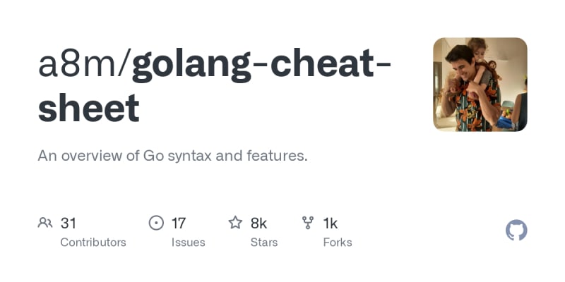 a8m/golang-cheat-sheet: An overview of Go syntax and...