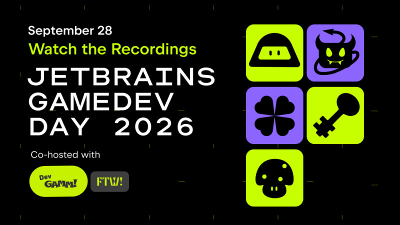 JetBrains GameDev Day 2026: Watch the Recordings | daily.dev