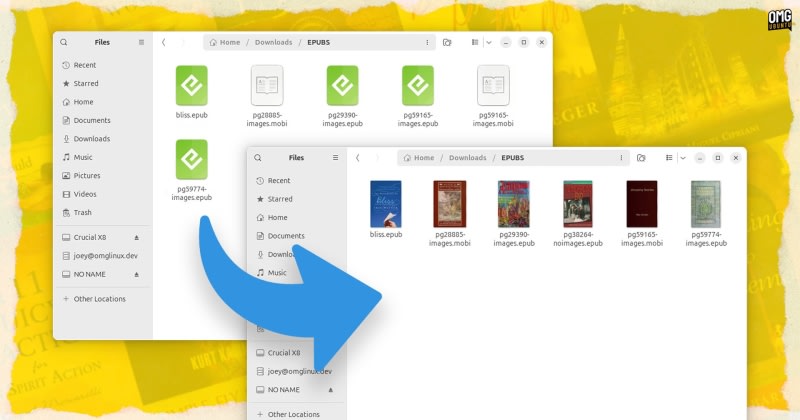 How to Display eBook Thumbnails in Nautilus (Quick Tip)