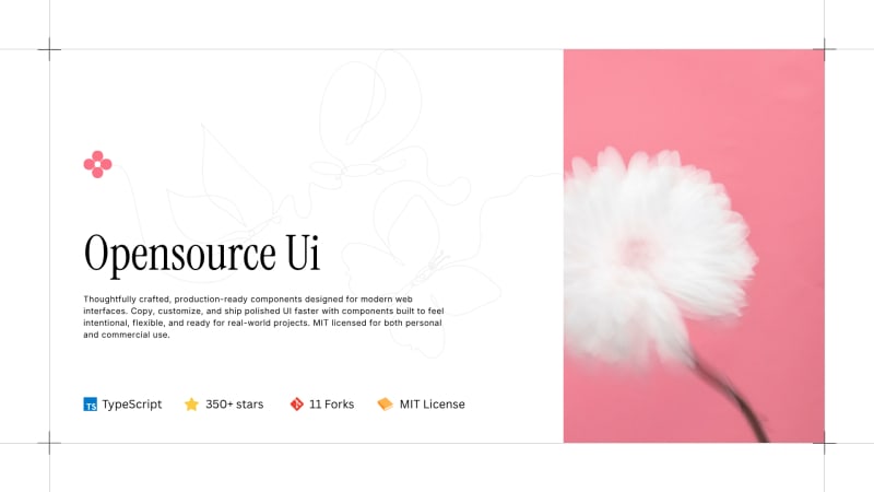 Opensource UI — Free React UI Library & Next.js...