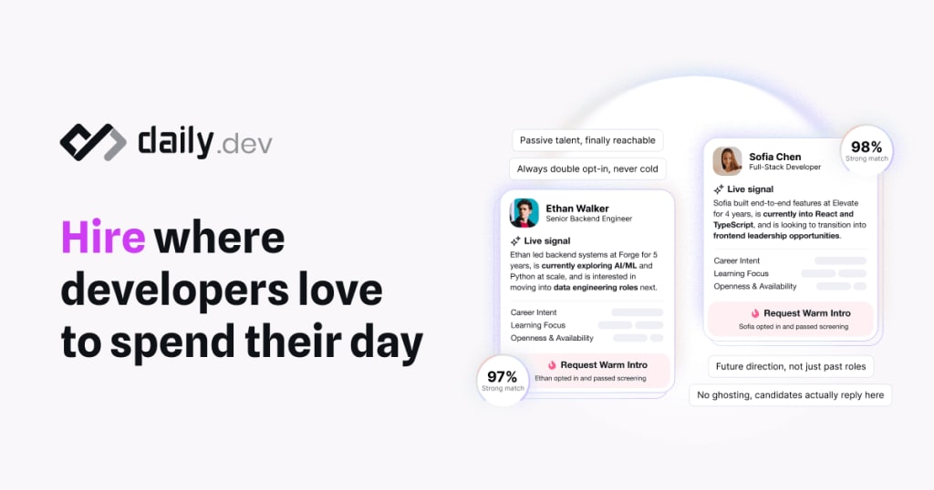 Fixing how developers get hired with daily.dev recruiter