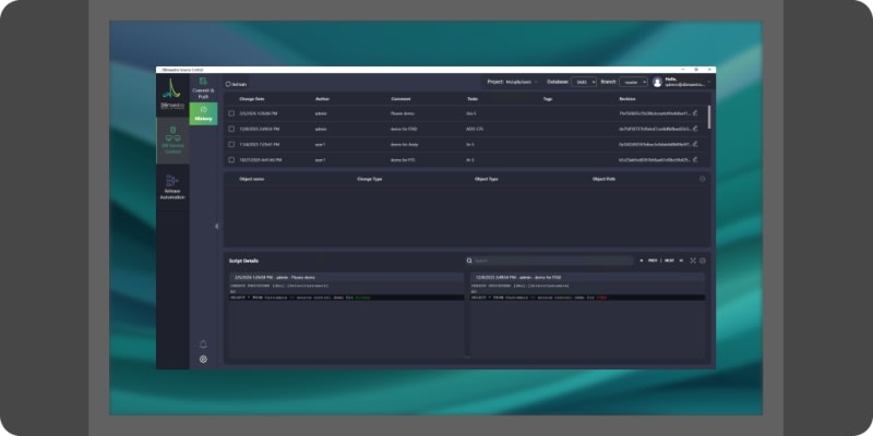 DBmaestro: True version control for SQL – track every schema change