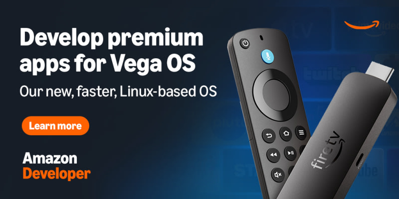 Amazon: React Native apps run natively on Fire TV. Here's how.