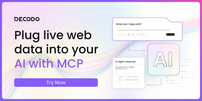 Decodo: Plug live web data into your AI with MCP