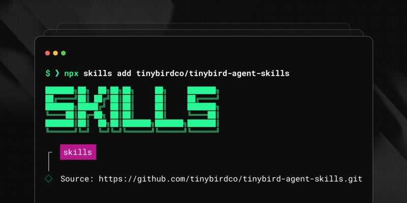 Tinybird: Turn any AI coding agent into a data platform expert. 20 rules, zero guesswork.