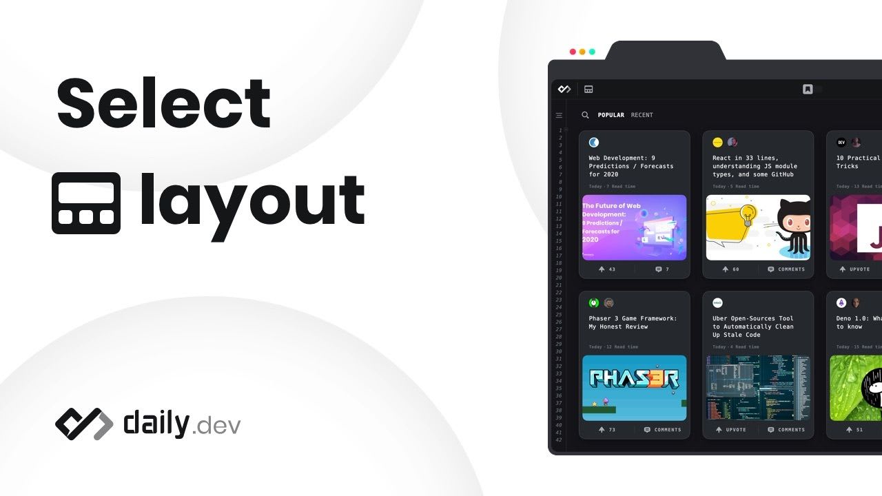 Getting started | Choosing layout [Video Tutorial]
