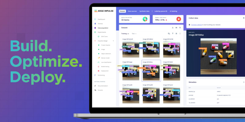 Edge Impulse: Train Smarter, Not Harder. Start for Free.