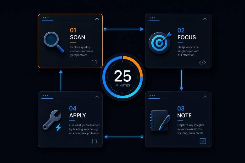 A Sustainable Daily Learning Routine for Developers in 2026