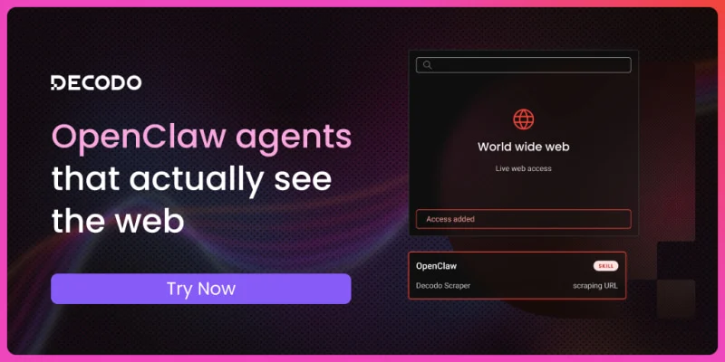Decodo: OpenClaw agents that actually see the web