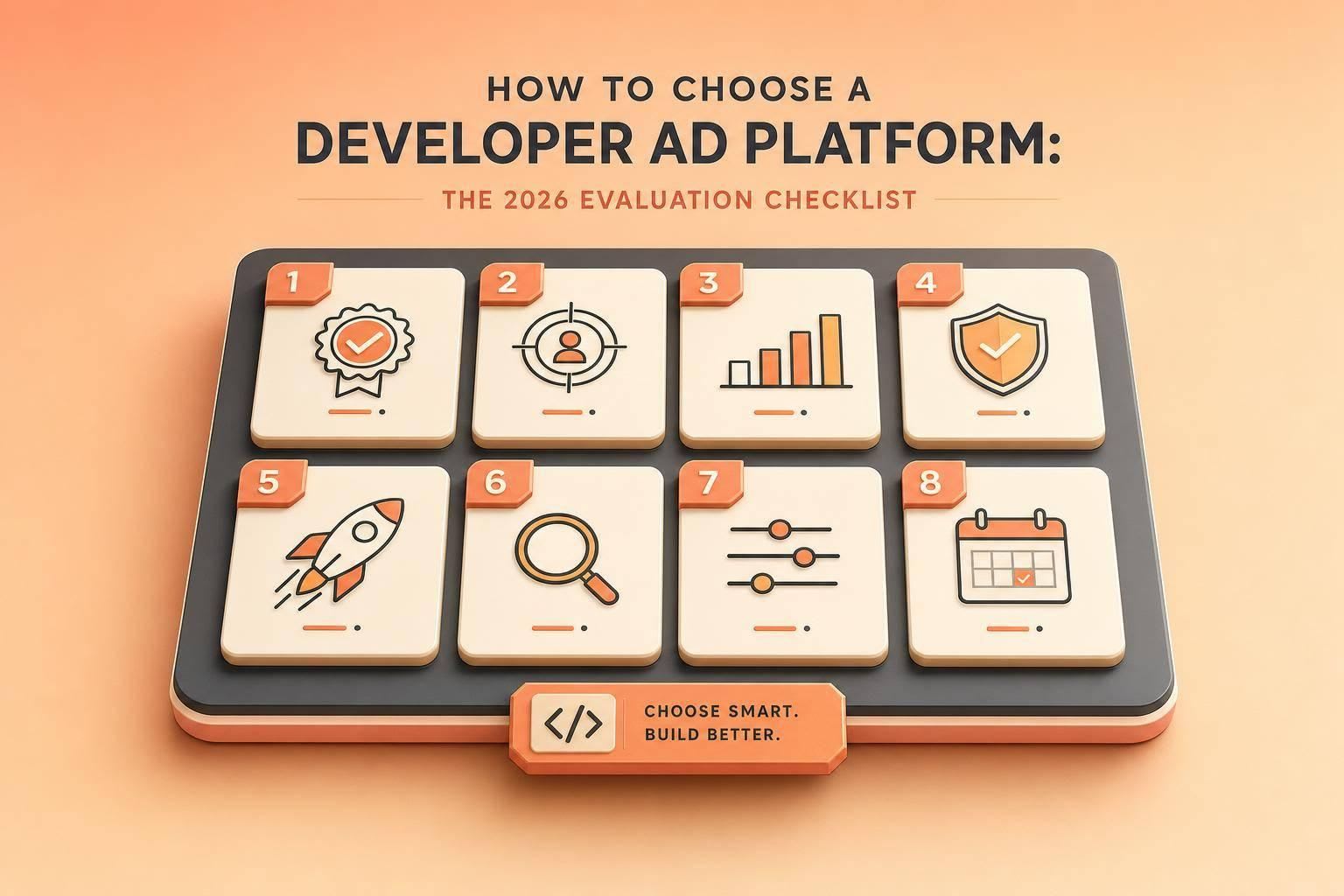 How to choose a developer ad platform: the 2026 evaluation checklist