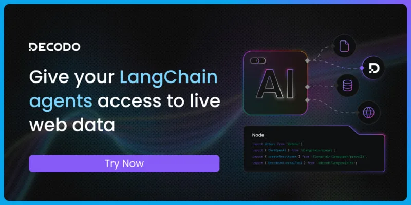Decodo: Give your LangChain agents access to live web data