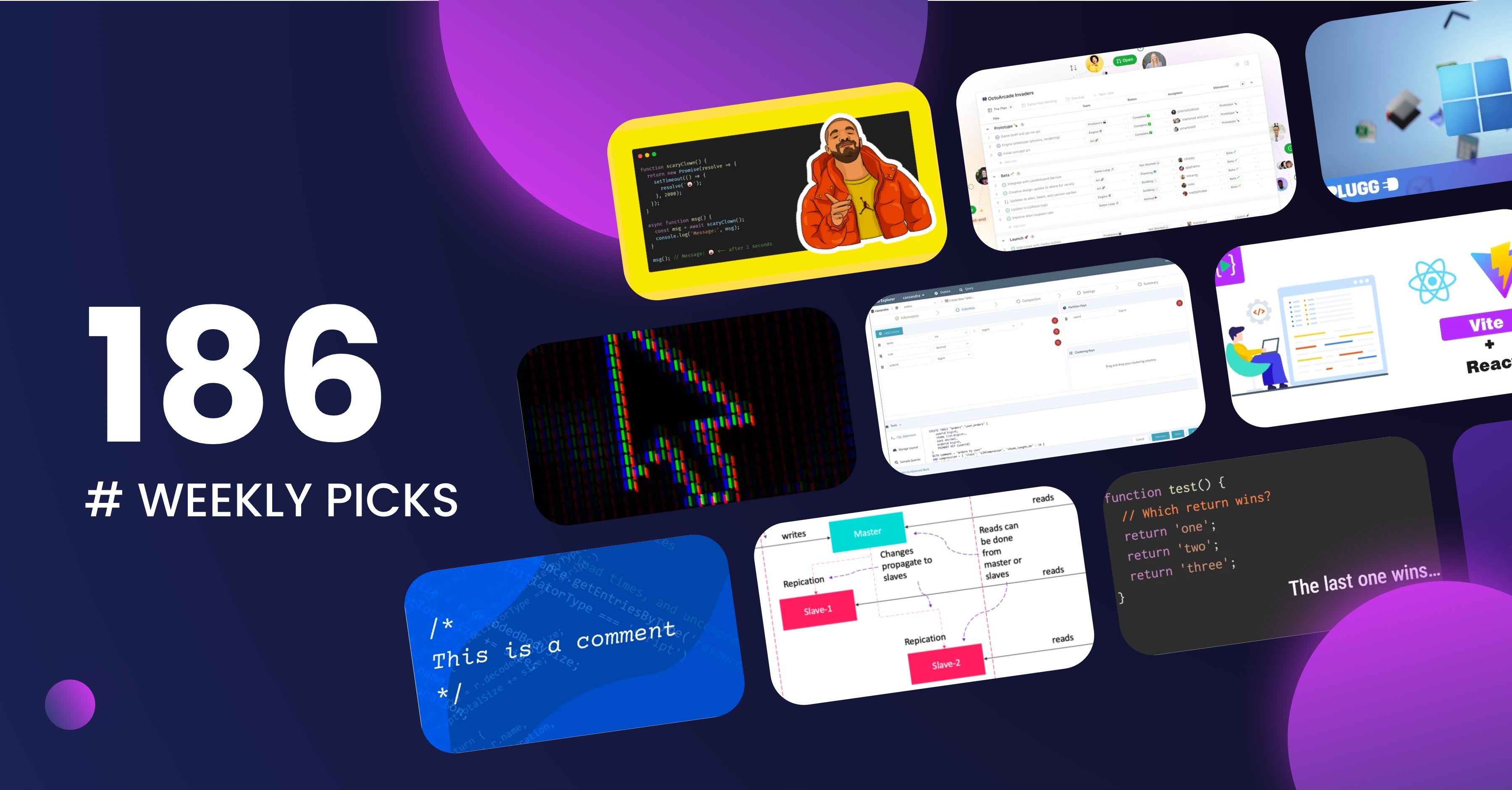 Vite + React, The Art of Comments, Top 5 Git Tips - Picks 186