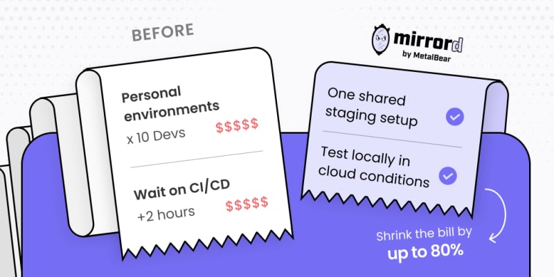 MetalBear: Your Dev Budget is Exploding. Here’s How mirrord Fixes It.