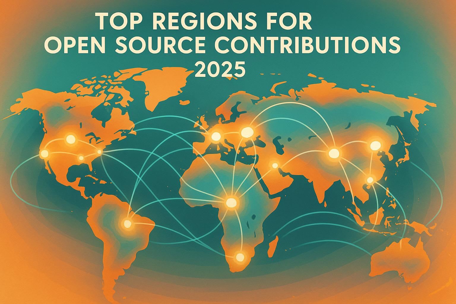 Top Regions for Open Source Contributions 2025