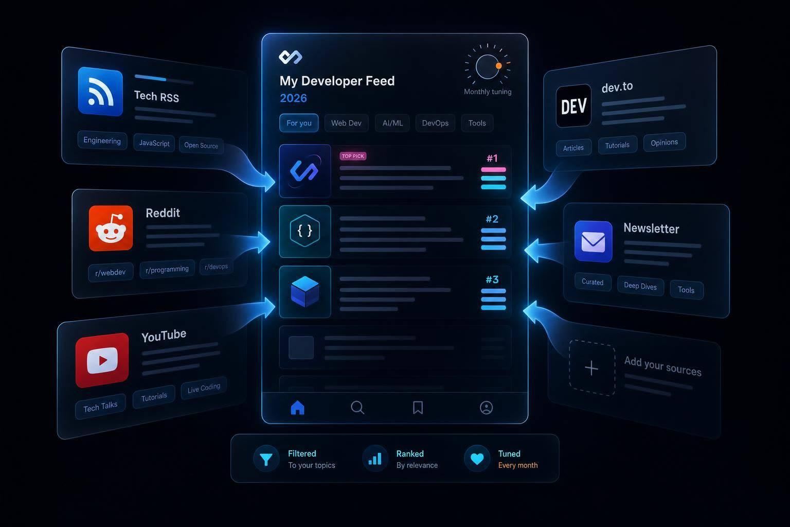 How to Build a Personalized Developer News Feed in 2026