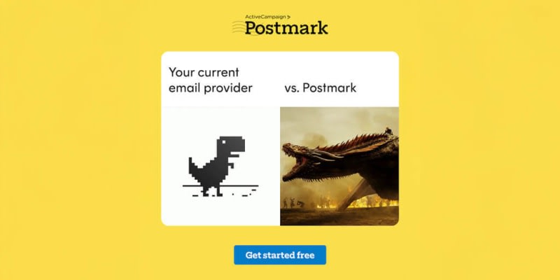 Postmark in-feed ad