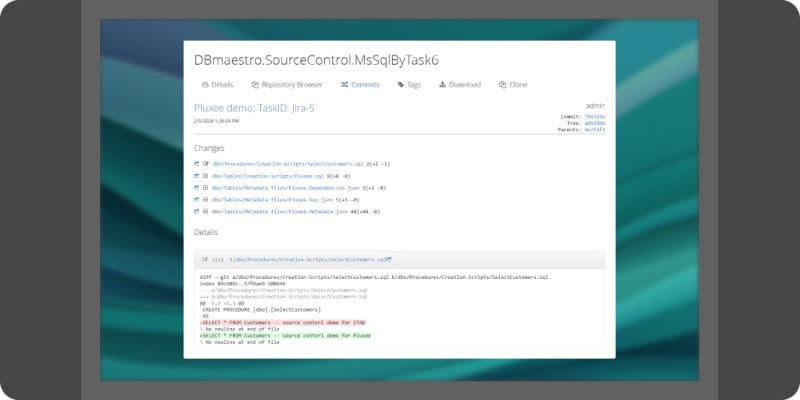 DBmaestro: Bring your database into Git branches with full source control