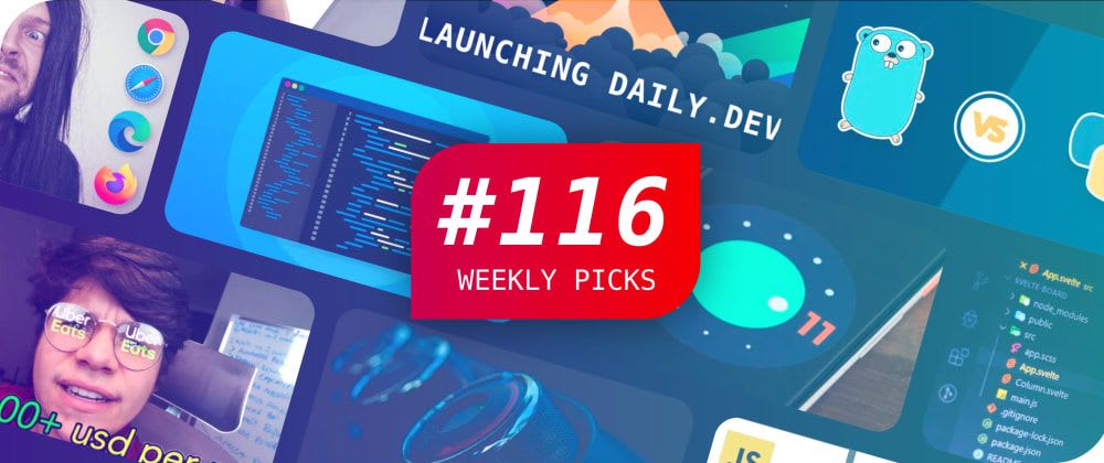 🤯 Web APIs, JavaScript, Daily.dev, Giveaway, and More — Weekly Picks #116