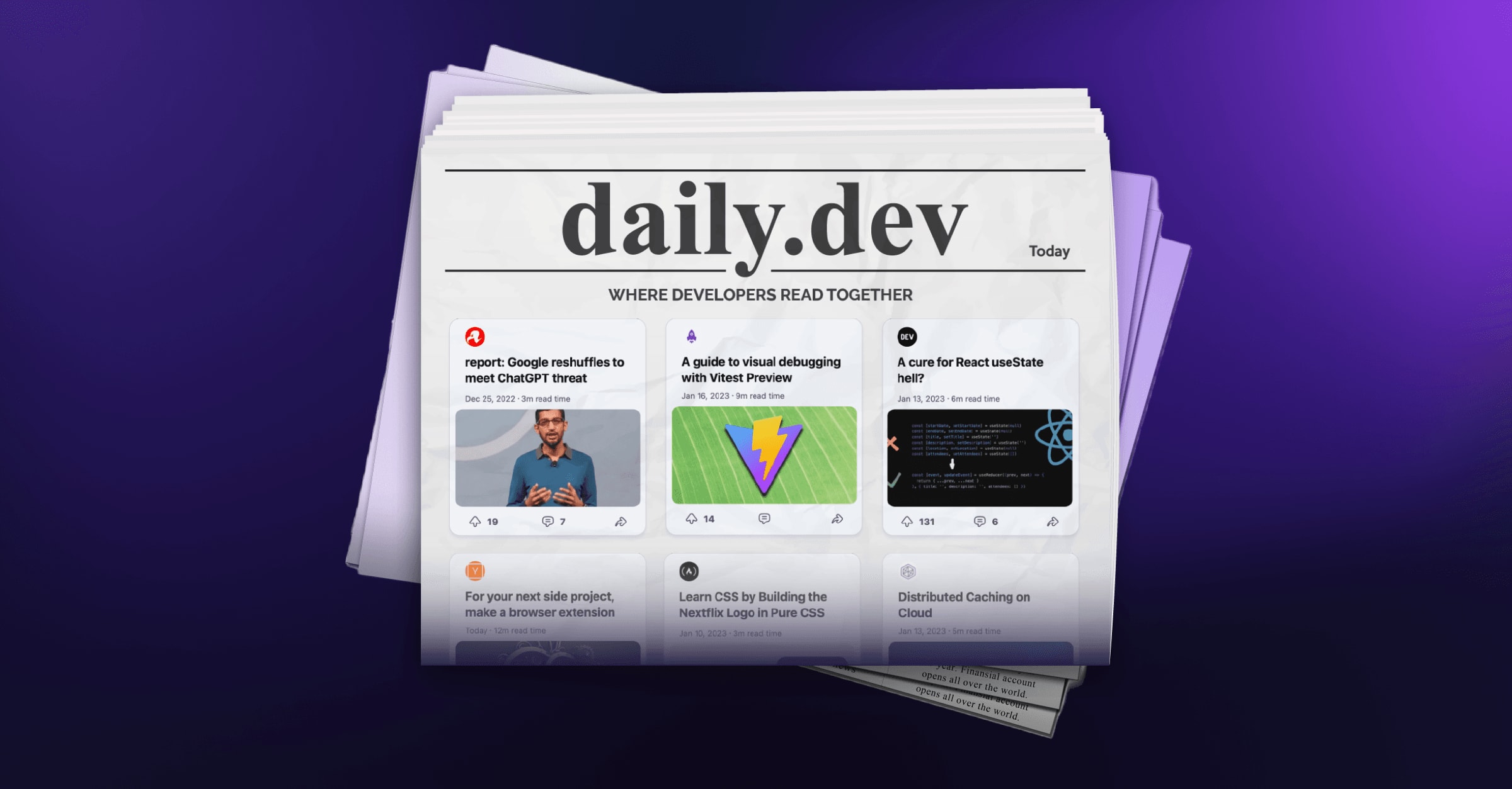 Give Your Eyes a Break! Introducing daily.dev Paper Edition