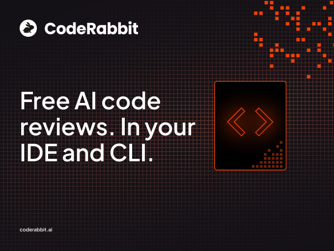 CodeRabbit: Free AI code reviews. In your IDE and CLI.