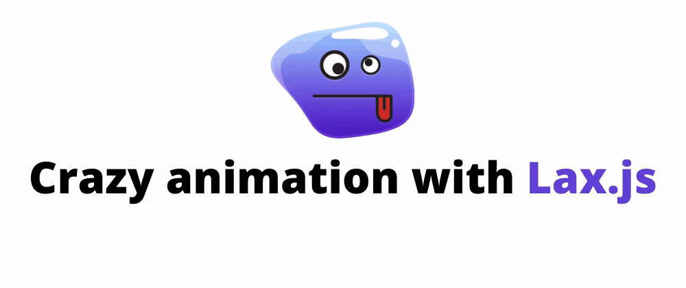 Create a crazy input interaction with lax.js. 🤪