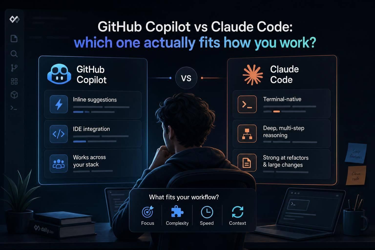 GitHub Copilot vs Claude Code: which one actually fits how you work?