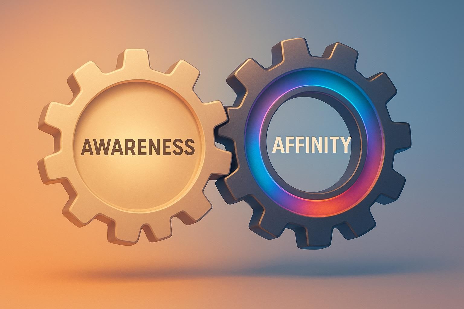 The difference between dev awareness and dev affinity