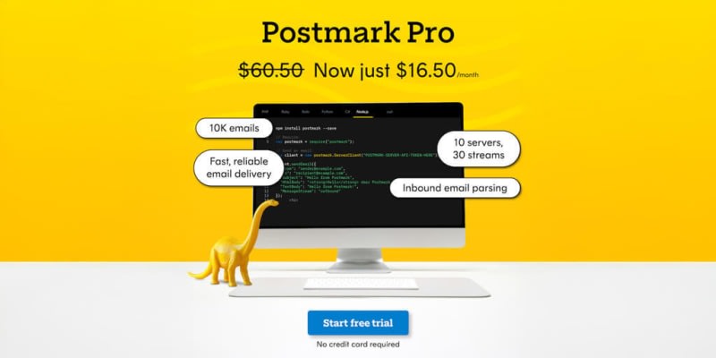 Postmark in-feed ad