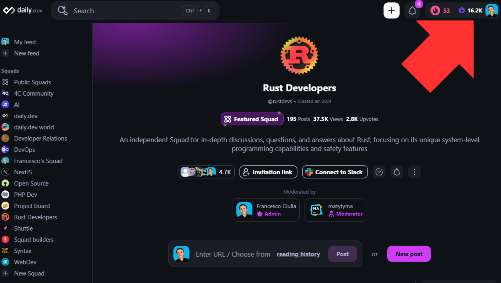 Access and track your daily.dev reading history